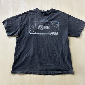 Y2K BMW GS Shirt Mens Large Black Headlight Graphic Automotive Tee T-Shirt
